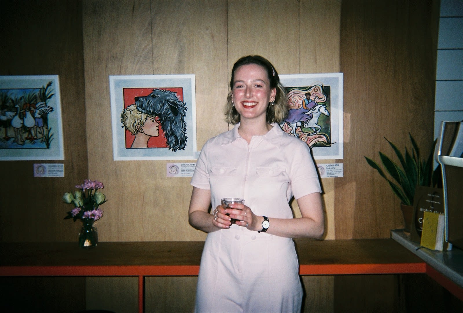 podcast thumbnail: Woman interviewed
